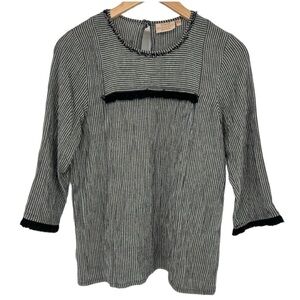 RUNGOLEE Fringe Blouse with 3/4‎ Sleeve